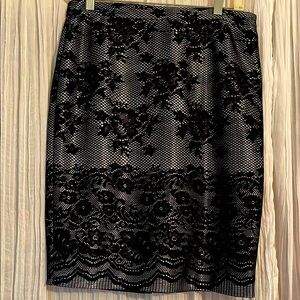 The Limited Elegant Black Lace Skirt. Size 4